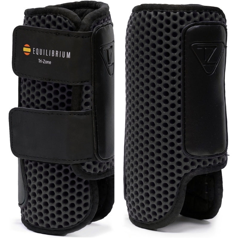 Equilibrium Tri-Zone Impact Sports Boots Front 2457 - Black